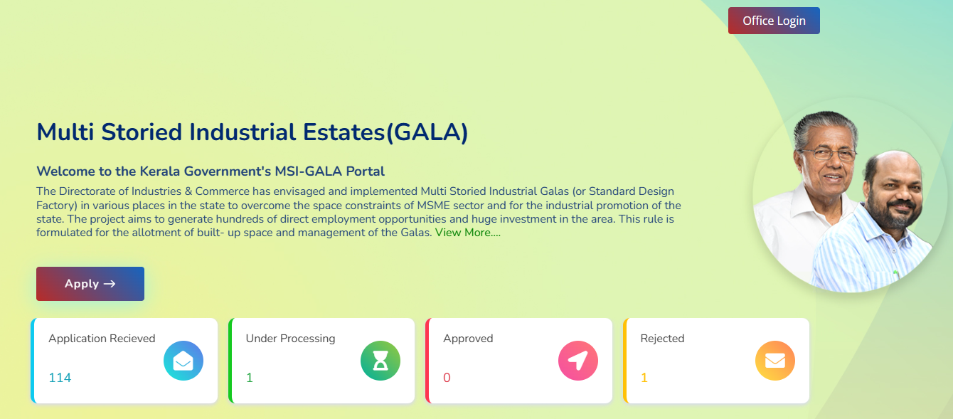 Multi Storied Industrial Estates(GALA)