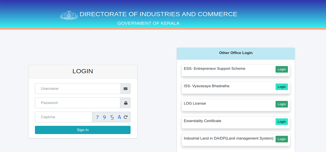 ഓഫീസ് ലോഗിൻ - സ്കീമുകൾ 
