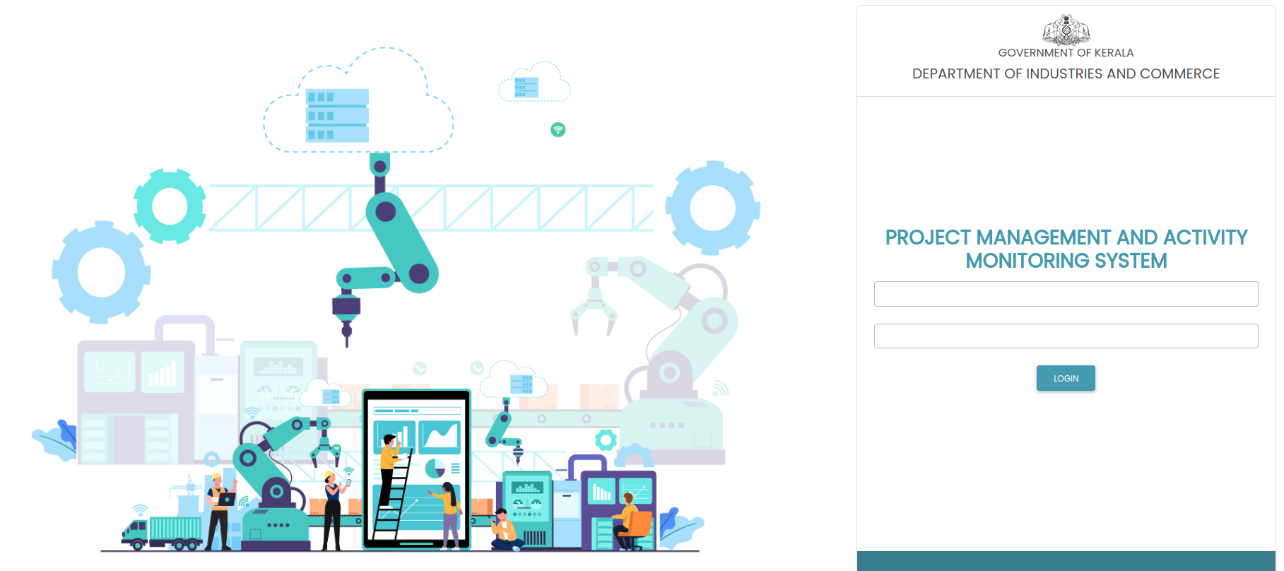 പ്രോജക്ട് മാനേജ്മെന്റ് & ആക്ടിവിറ്റി മോണിറ്ററിംഗ് സിസ്റ്റം 